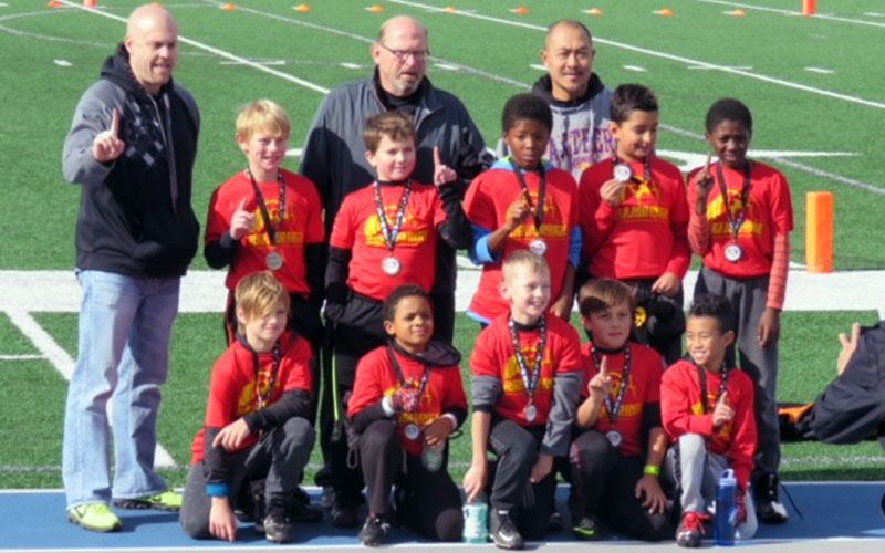 2017 3rd-4th Grade Youth Flag Football Champions: Trojans
