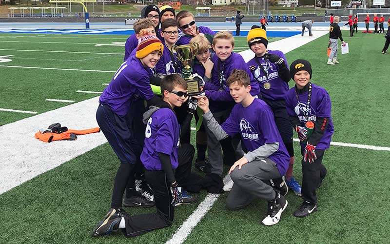 2017 5th-7th Grade Youth Flag Football Champions: Pigskins