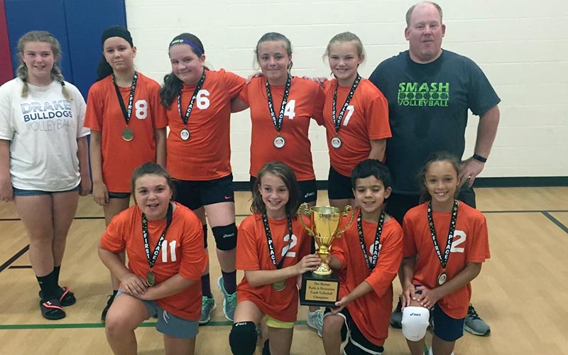 2017 4th-6th Grade Coed Youth Volleyball Champions: Lightning
